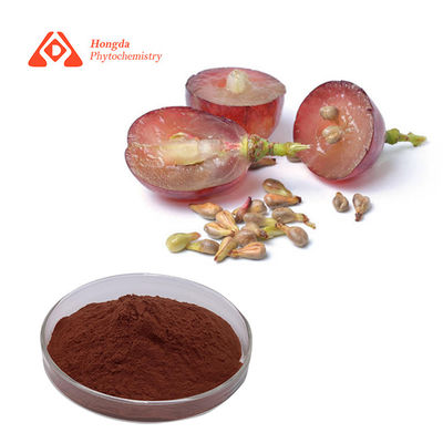 Estratti vegetali naturali 95% Proantocianidine Estratto di semi d'uva Polvere Antiossidante Estratto di semi d'uva